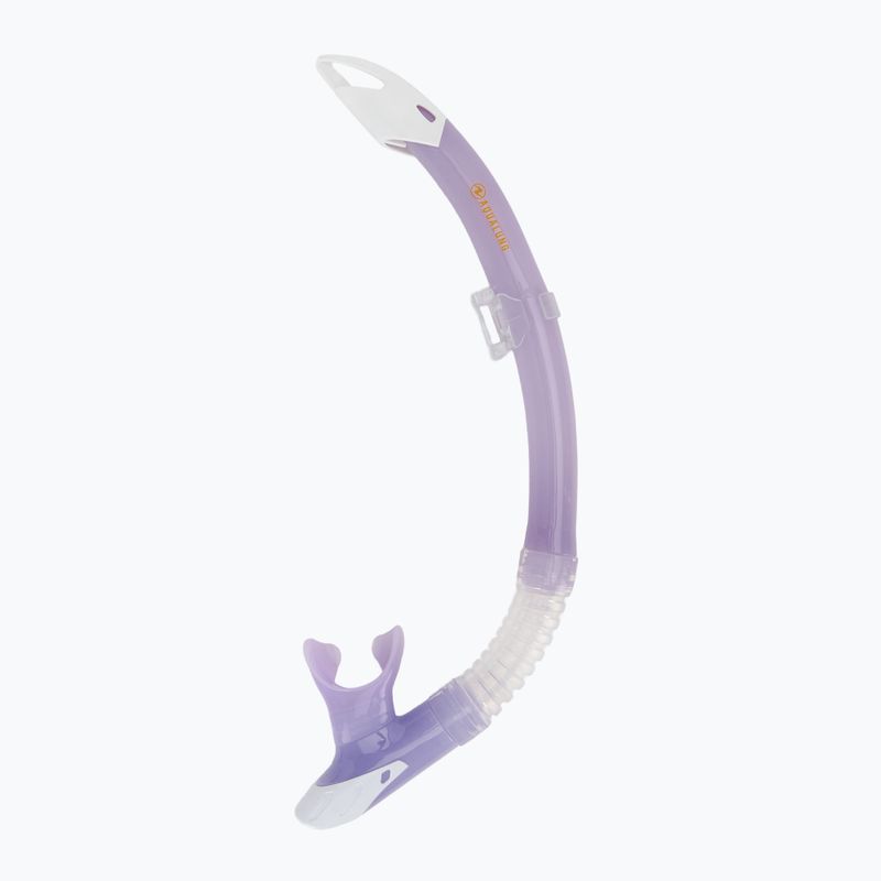 Paviršinio nardymo rinkinys Aqualung Nabul kaukė + vamzdelis + pelekai translucid purple 6