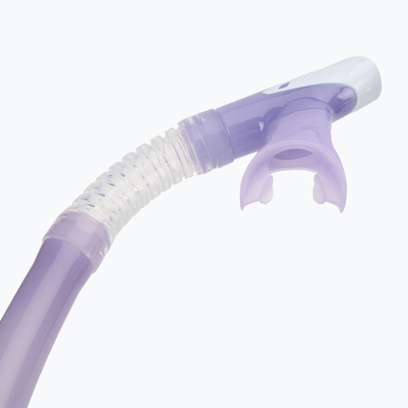 Paviršinio nardymo rinkinys Aqualung Nabul kaukė + vamzdelis + pelekai translucid purple 7