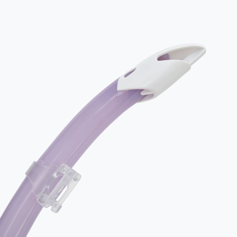 Paviršinio nardymo rinkinys Aqualung Nabul kaukė + vamzdelis + pelekai translucid purple 8