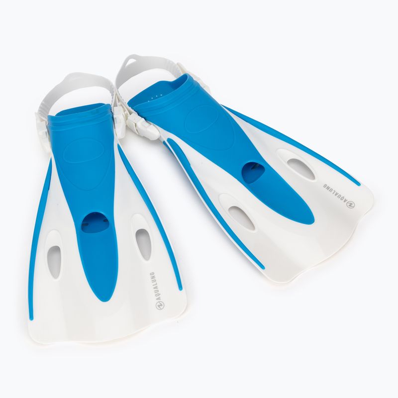 Paviršinio nardymo pelekai Aqualung Twister blue/white