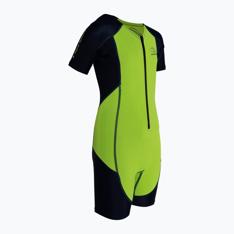 Vaikiškas plaukimo hidrokostiumas Aquasphere Stingray HP bright green/navy blue