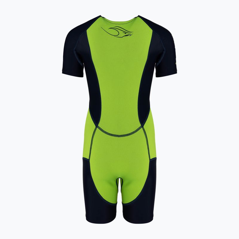 Vaikiškas plaukimo hidrokostiumas Aquasphere Stingray HP bright green/navy blue 3