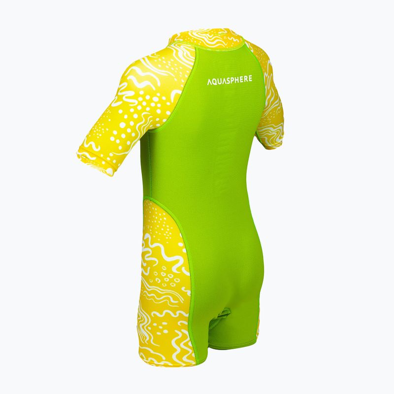 Vaikiškas plaukimo hidrokostiumas Aquasphere Stingray 2.0 green/yellow 2