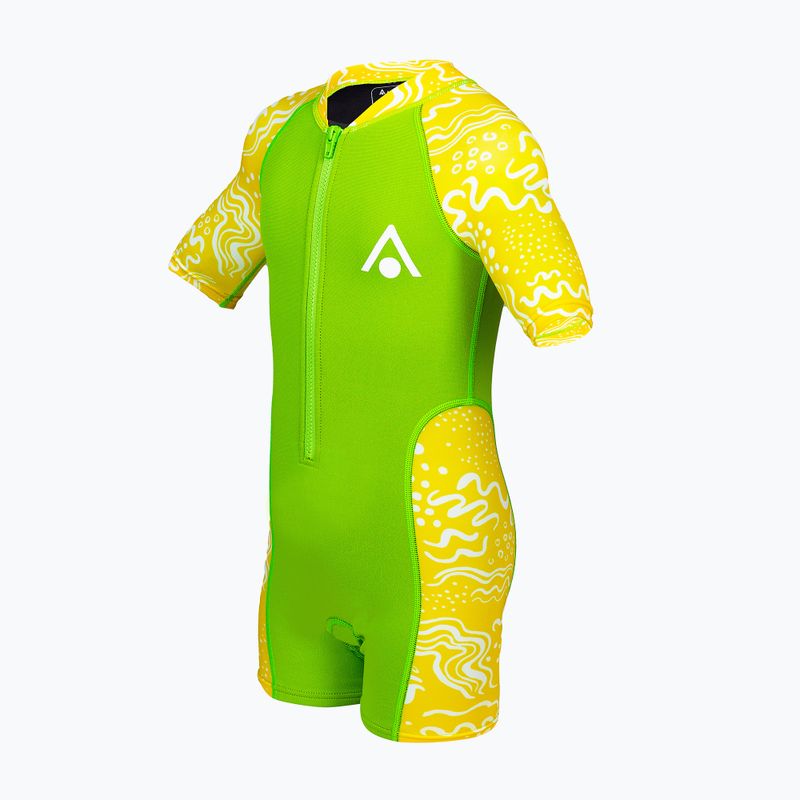Vaikiškas plaukimo hidrokostiumas Aquasphere Stingray 2.0 green/yellow 4