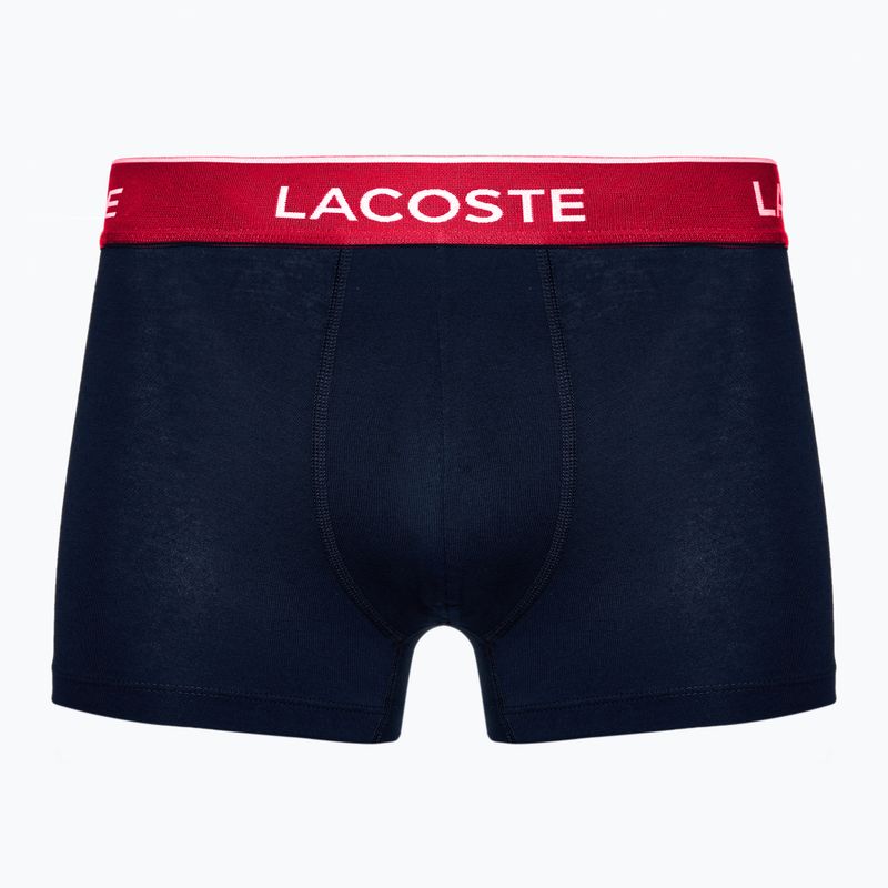 Trumpikės Lacoste 5H3401 3 pary navy blue/green/red/navy 4