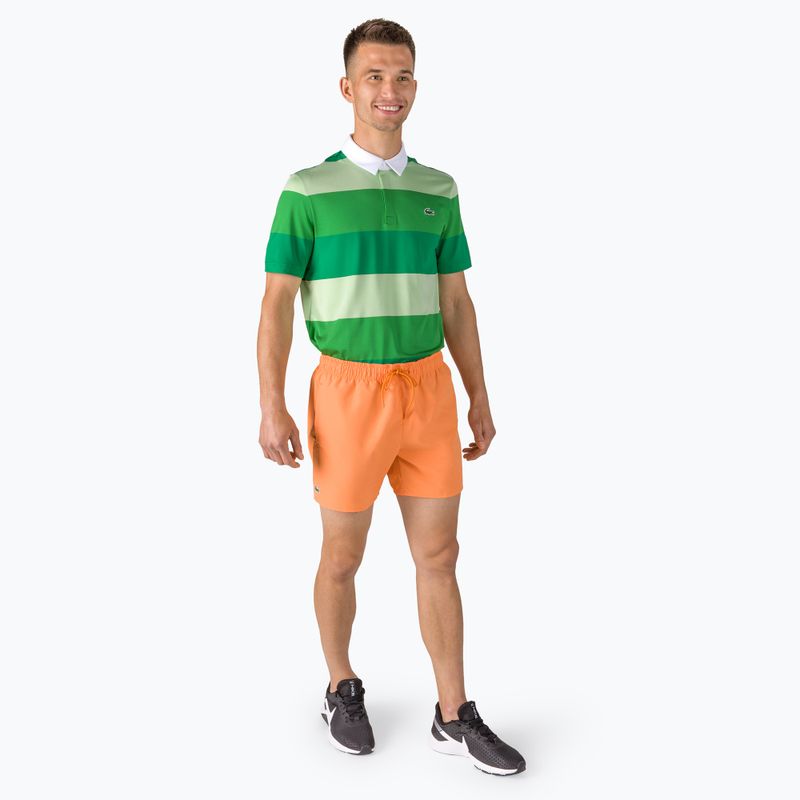 Lacoste vyriški maudymosi šortai oranžiniai MH6270 2