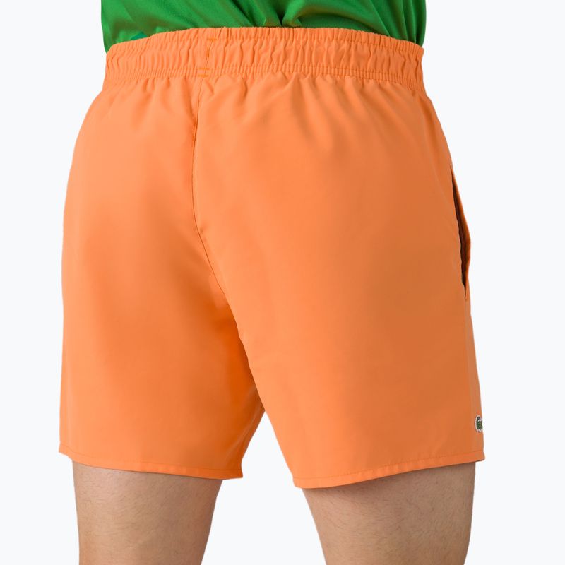 Lacoste vyriški maudymosi šortai oranžiniai MH6270 3
