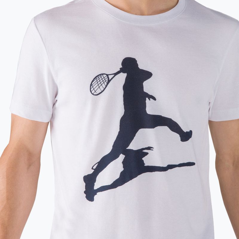 Lacoste marškinėlių + kepurės + medvilninio maišelio rinkinys baltas TH6661 4