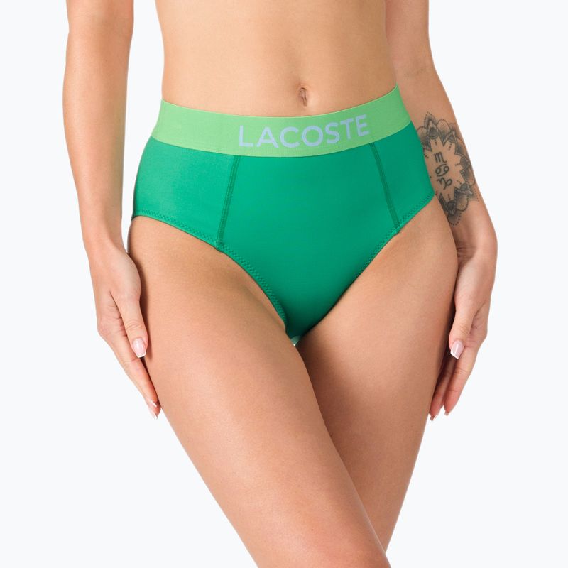 Lacoste maudymosi kostiumėlio apatinė dalis žalia MF3390
