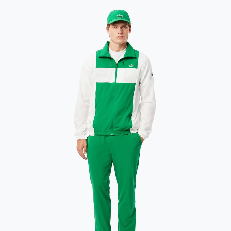 Vyriška teniso kepuraitė su snapeliu Lacoste RK2450 fluorine green/fluorine green 5