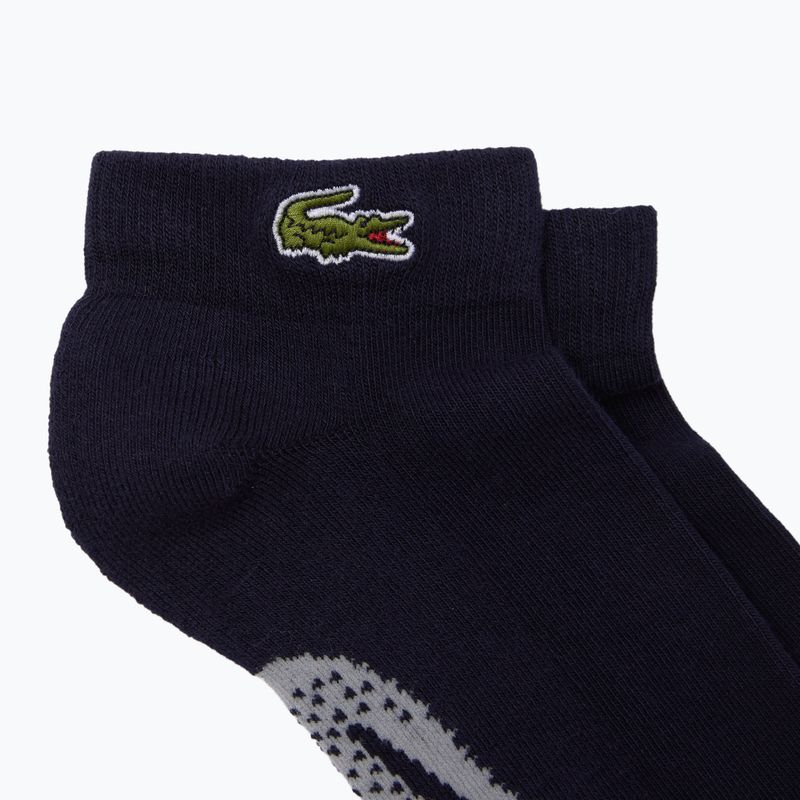 "Lacoste" kojinės RA4188 navy blue/silver chine 2