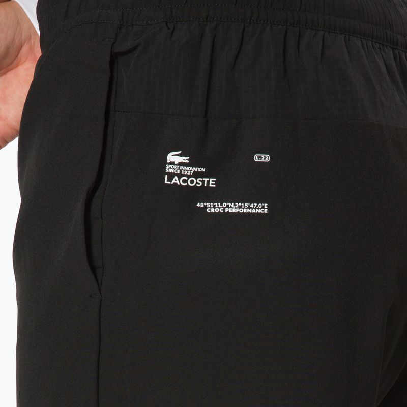 Lacoste vyriški juodi teniso šortai GH1041 4