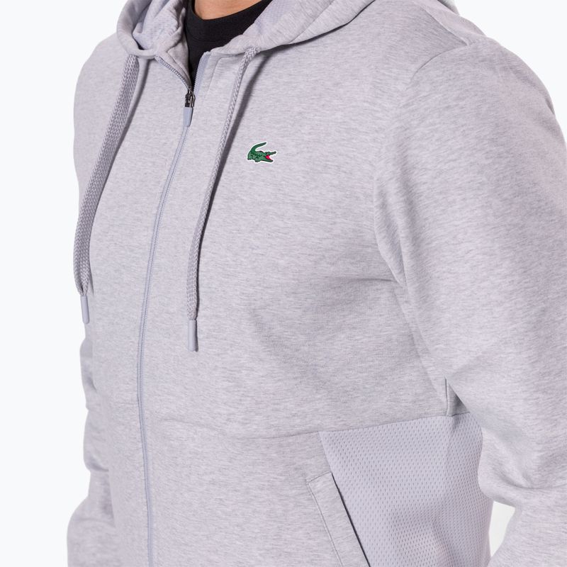 Lacoste vyriški teniso džemperiai pilkos spalvos SH9676 4