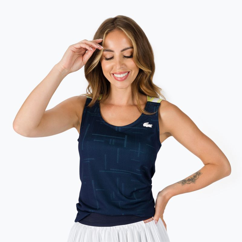 Lacoste moteriški marškinėliai tamsiai mėlyni TF0754