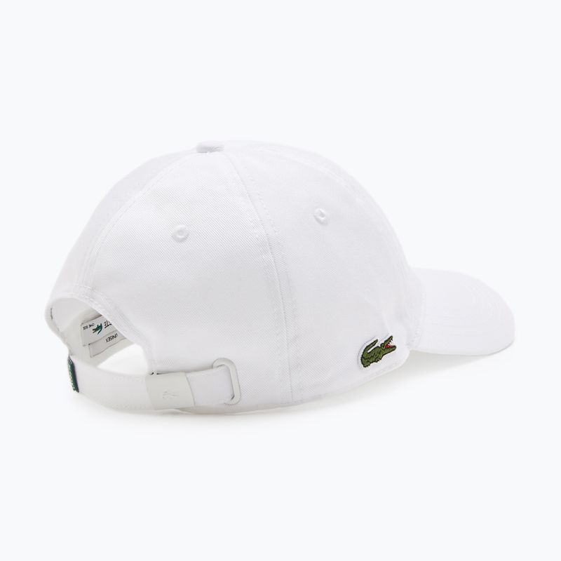 Kepuraitė su snapeliu Lacoste RK0440 white 2