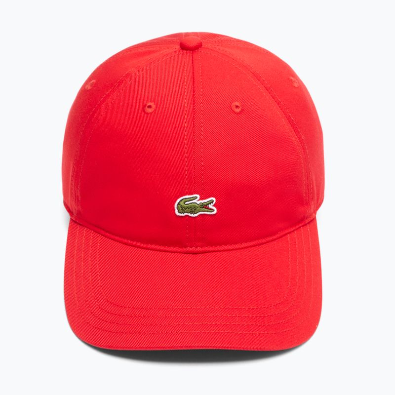 Kepuraitė su snapeliu Lacoste RK0491 red 3