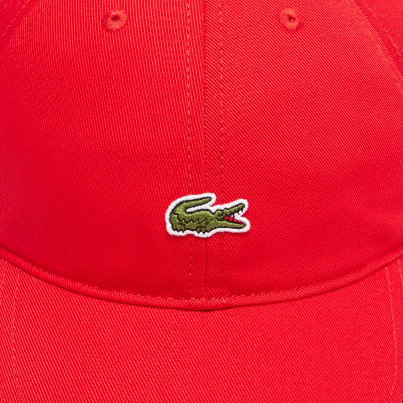 Kepuraitė su snapeliu Lacoste RK0491 red 4