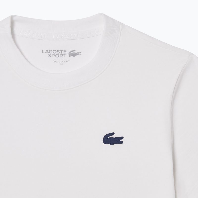 Moteriški marškinėliai Lacoste TF9246 white 5
