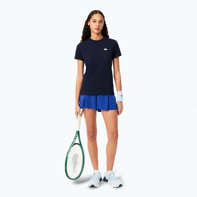 Moteriški marškinėliai Lacoste TF9246 navy blue 2