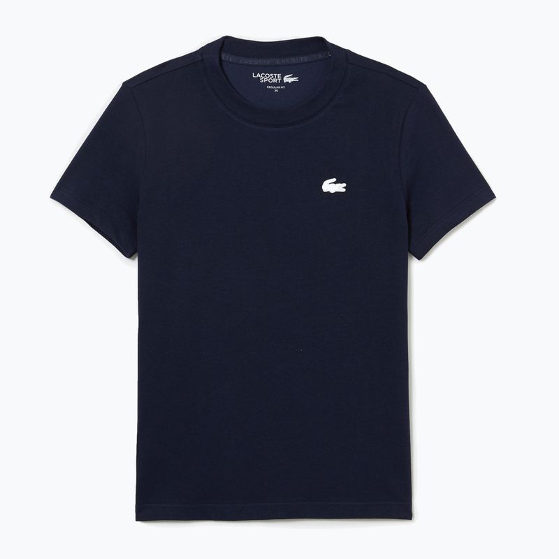 Moteriški marškinėliai Lacoste TF9246 navy blue 5