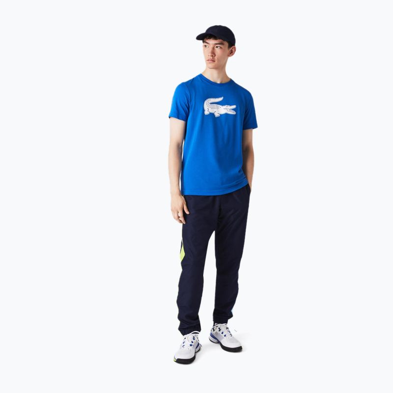 Lacoste vyriški teniso marškinėliai mėlyni TH2042
