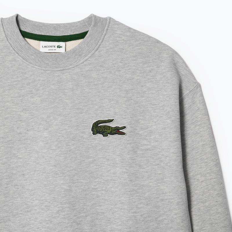 "Lacoste" SH6405 sidabrinio šino megztinis 5