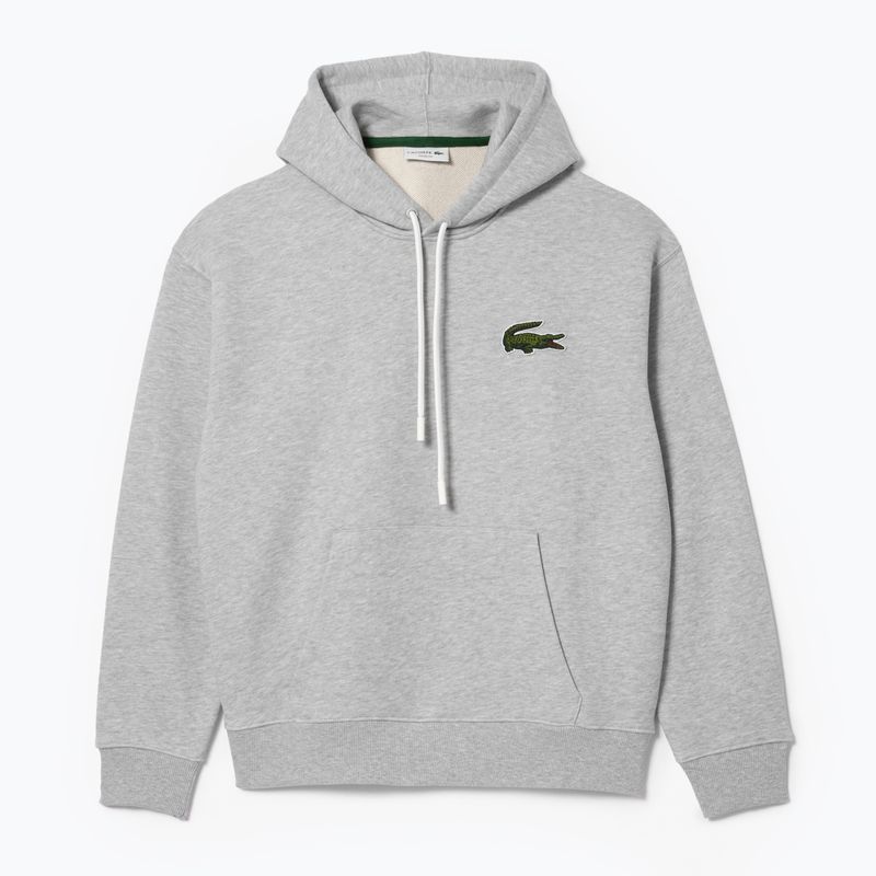 Lacoste SH6404 CCA silver chine unisex džemperis 4