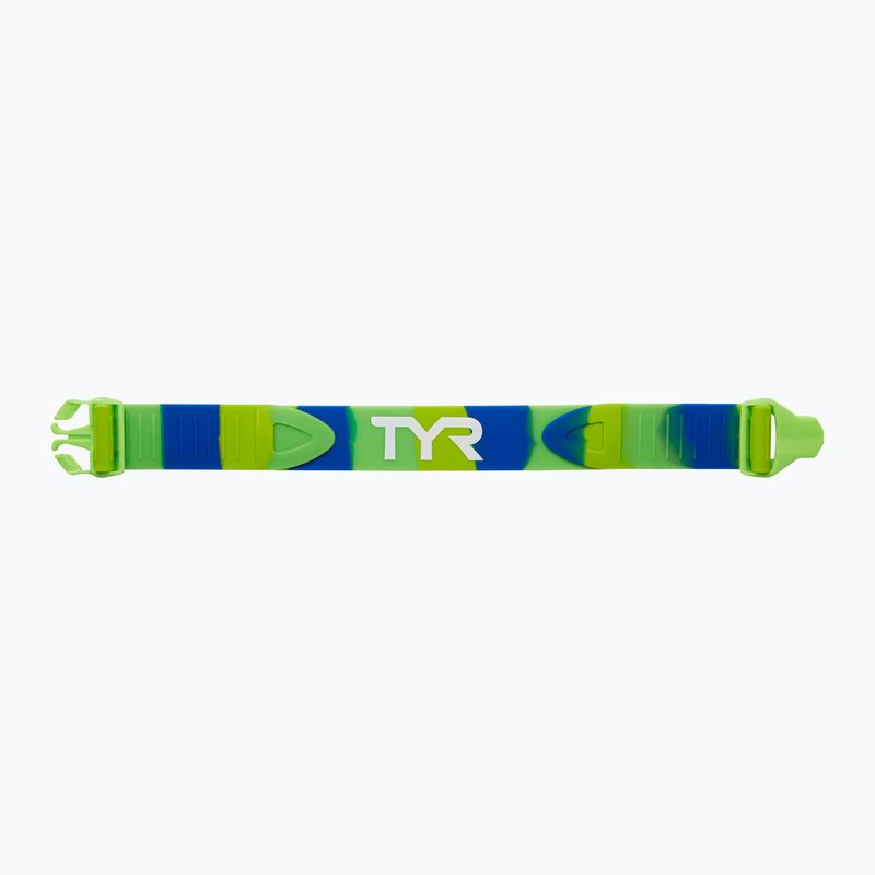 Treniruočių diržas TYR Rally Training Strap green/ green/ blue 2