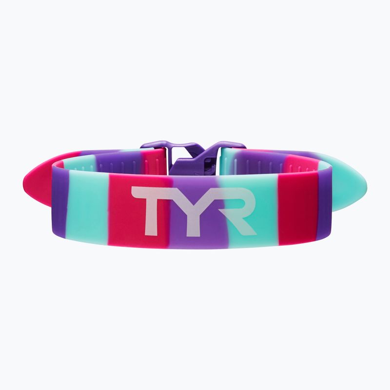 Treniruočių diržas TYR Rally Training Strap pink/ purple/ mint