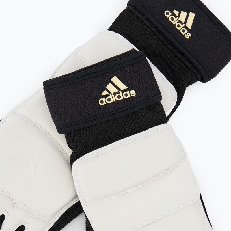 Kojų apsaugos teakvondo adidas WT balta/juoda 5