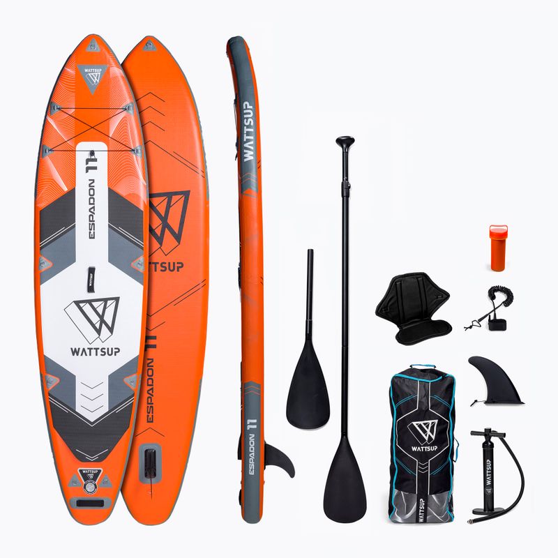 WATTSUP Espadon Combo 11'0'' SUP lenta oranžinė PB-WESP111K