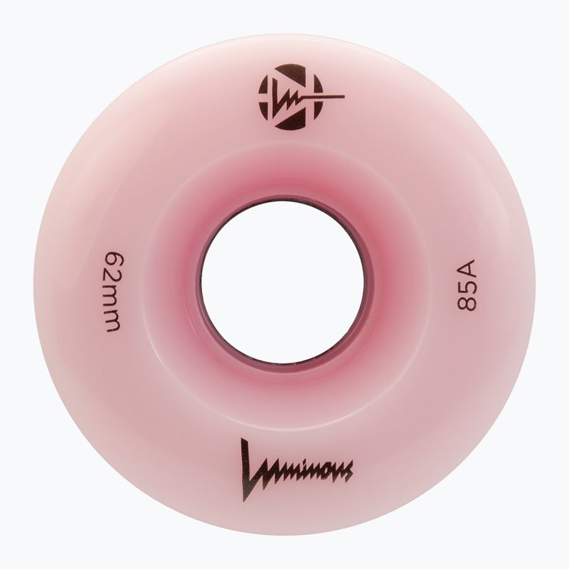 Ratukai riedučiams FR Skates Luminous Led Quad Wheel 62mm/85A Sixies 6LED X4 flamingo 3