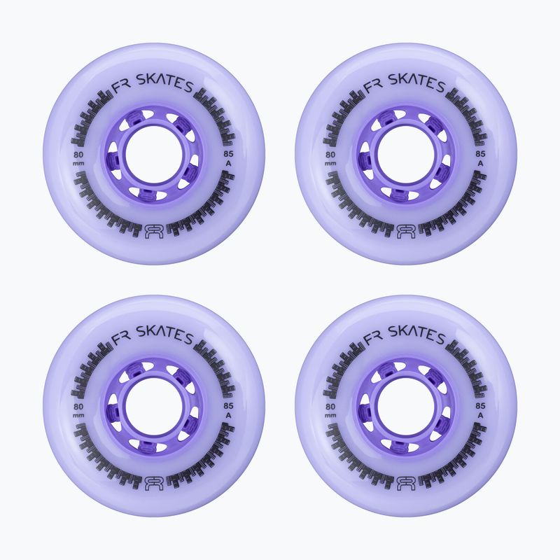 Ratukai riedučiams FR Skates Downtown Wheel 80mm/85A X4 light purple/purple 2