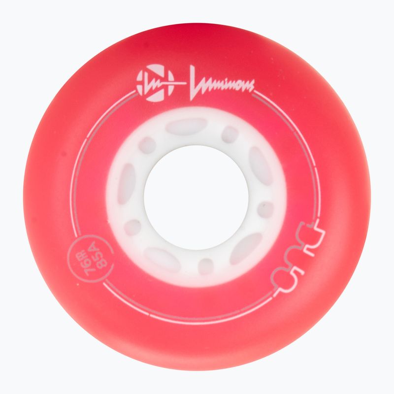 Ratukai riedučiams Luminous Led Wheels Duo 76mm/85A X4 red/blue 3