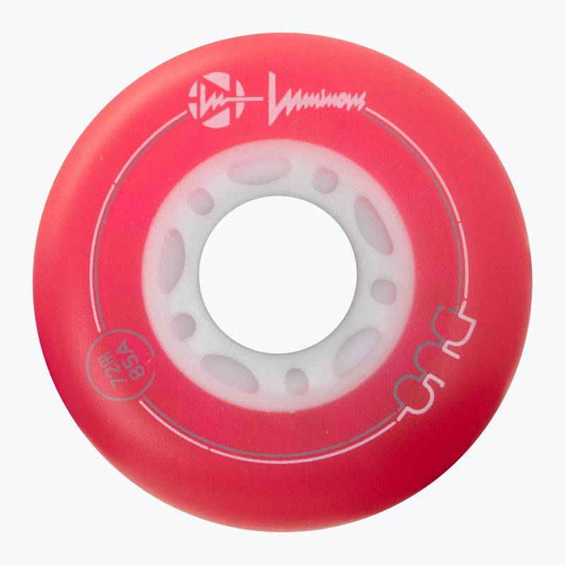 Ratukai riedučiams Luminous Led Wheels Duo 72mm/85A X4 red/blue 3