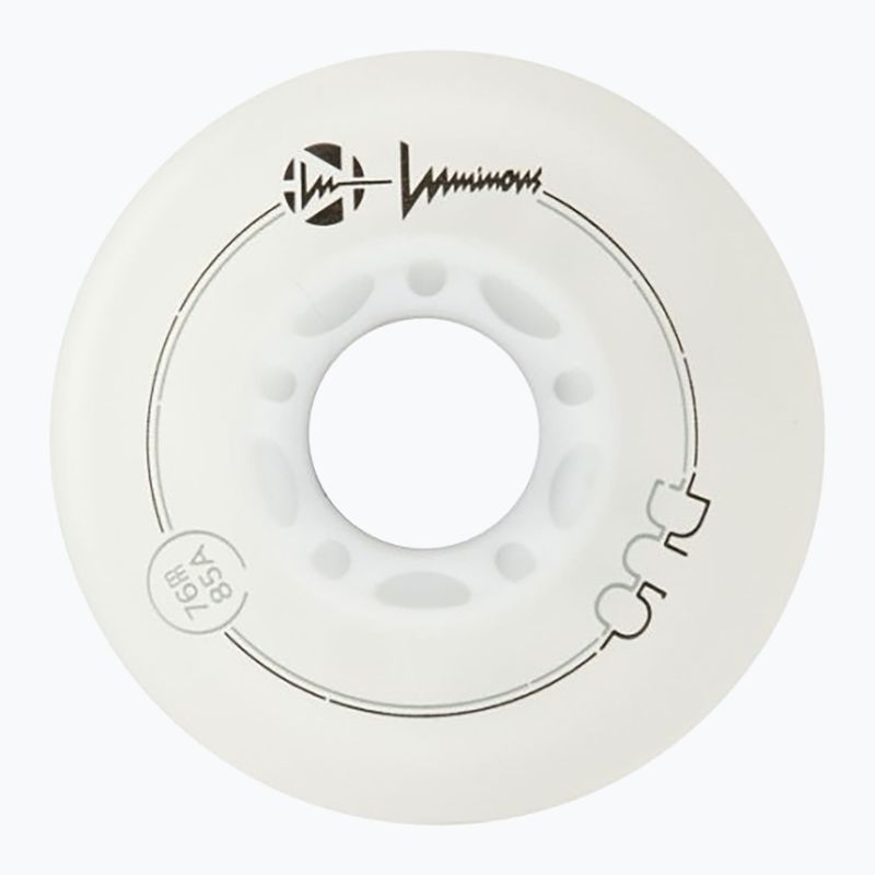 Ratukai riedučiams Luminous Led Wheels Duo 76mm/85A X4 white/blue 3