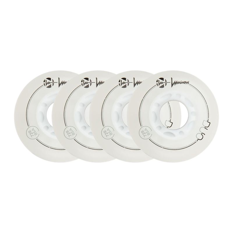Ratukai riedučiams Luminous Led Wheels Duo 72mm/85A X4 white/blue 6