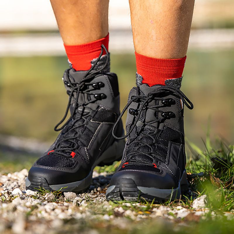 Alpina Tracker Mid vyriški trekingo batai juoda/pilka 16
