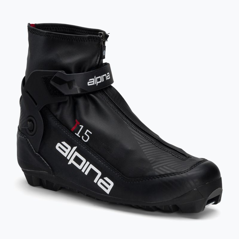 Vyriški bėgimo slidėmis batai Alpina T 15 black/red