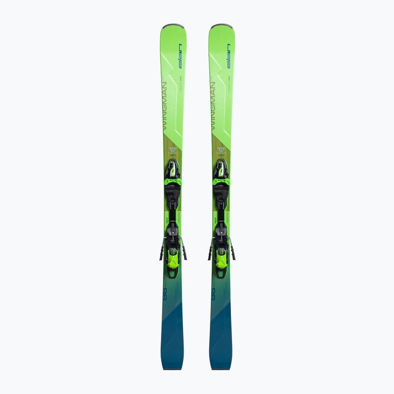 Elan Wingman 86 CTI Fusion X + EMX 12 vyriškos kalnų slidės žalios ABAHBR21