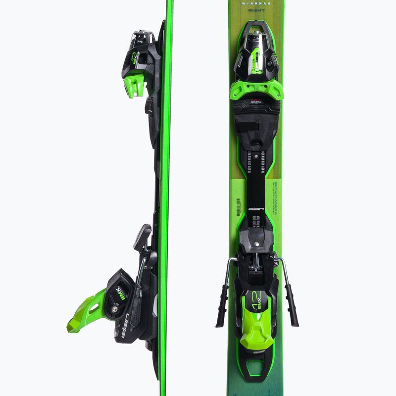 Elan Wingman 86 CTI Fusion X + EMX 12 vyriškos kalnų slidės žalios ABAHBR21 5