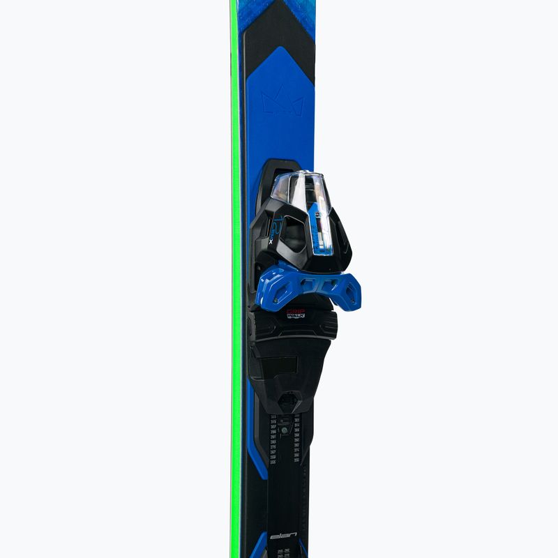Elan Ace SCX Fusion + EMX 12 kalnų slidės žalia-mėlyna AAJHRC21 6