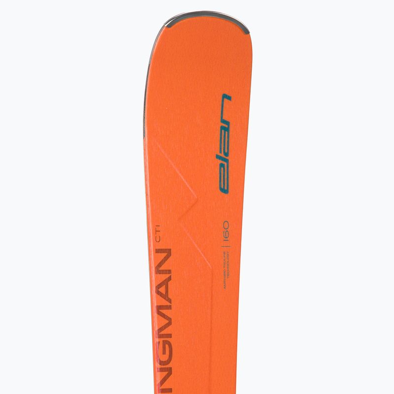 Elan Wingman 82 CTI Fusion + EMX 12 oranžinės-mėlynos kalnų slidės ABBHBT21 8