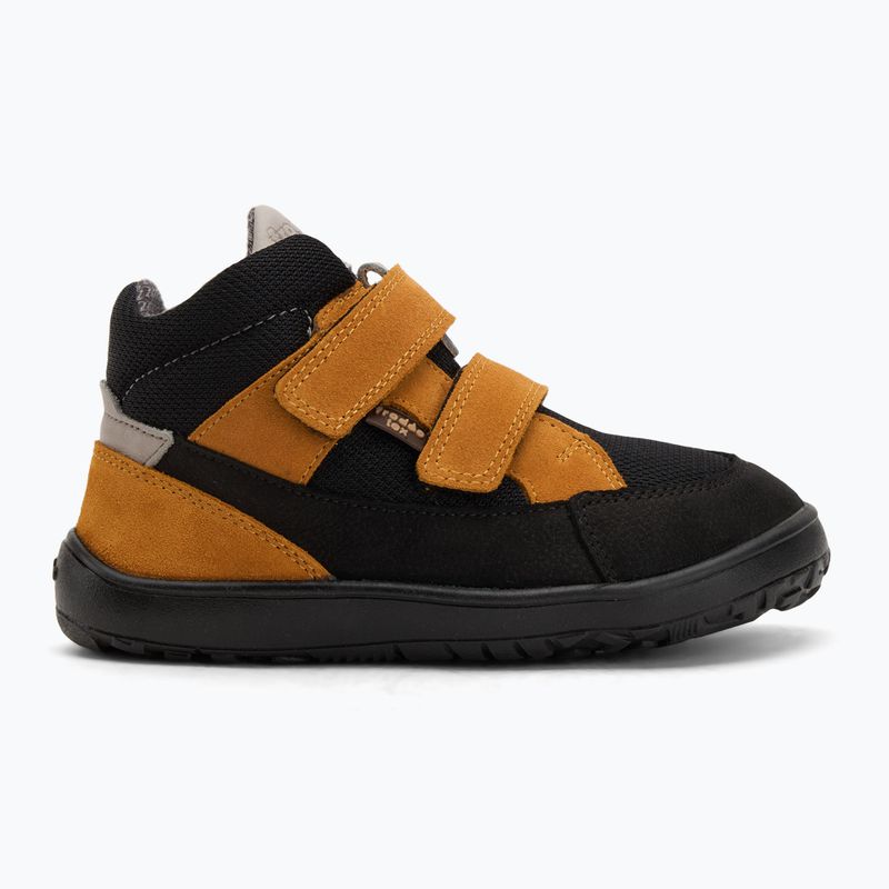Vaikiški barefoot batai Froddo Up Tex Autumn juoda/oranžinė 2