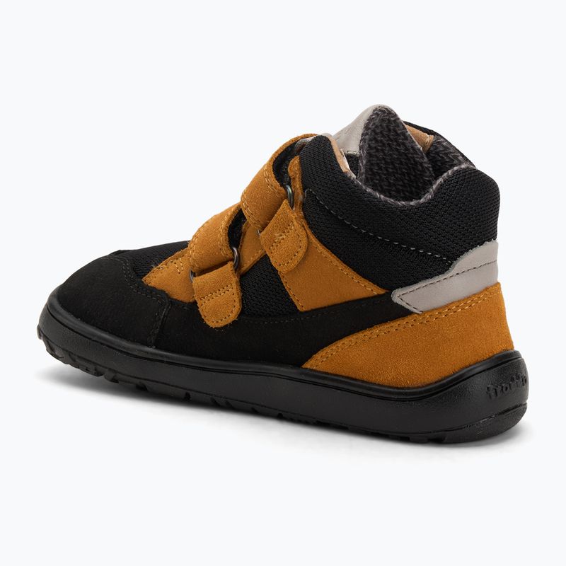 Vaikiški barefoot batai Froddo Up Tex Autumn juoda/oranžinė 3