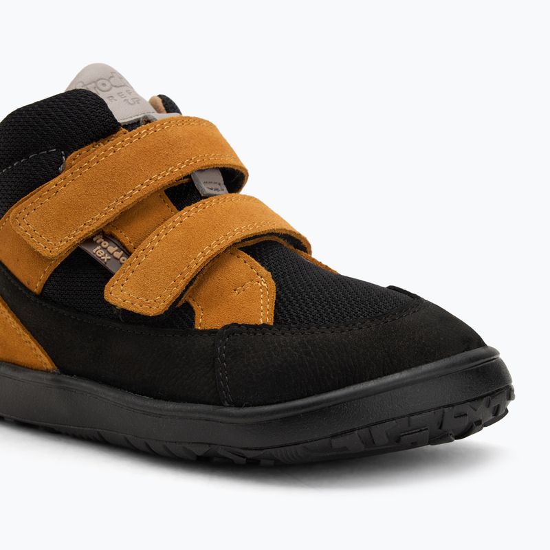 Vaikiški barefoot batai Froddo Up Tex Autumn juoda/oranžinė 7