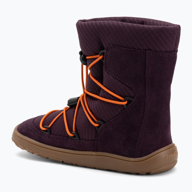 Vaikiški barefoot batai Froddo Tex Track Wool violetiniai 3