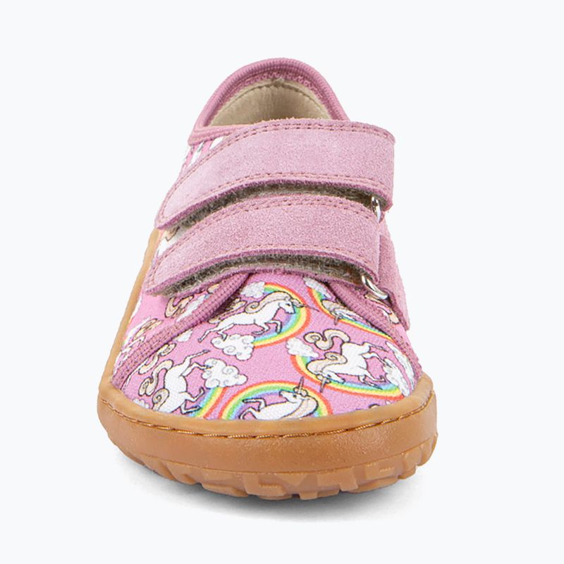 Vaikiški barefoot batai Froddo Canvas white/pink 3
