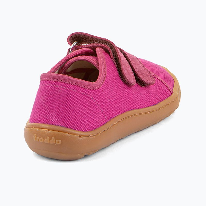 Vaikiški barefoot batai Froddo Canvas fuchsia 5