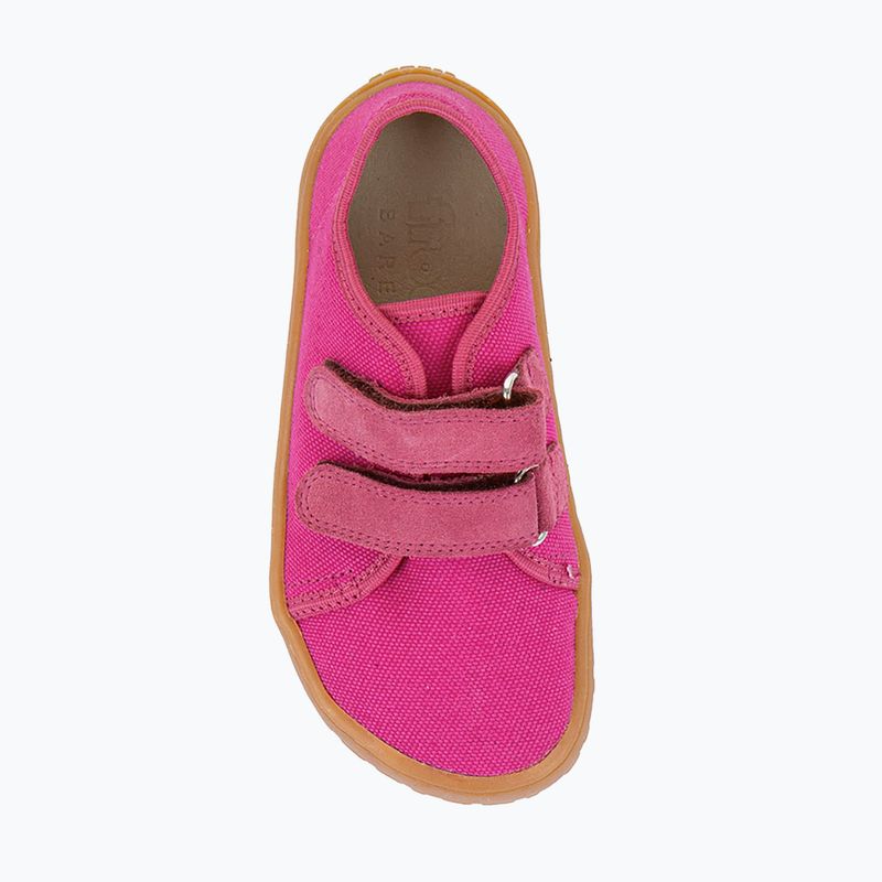 Vaikiški barefoot batai Froddo Canvas fuchsia 6